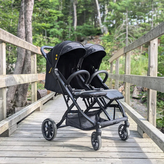 How to unfold the Double stroller