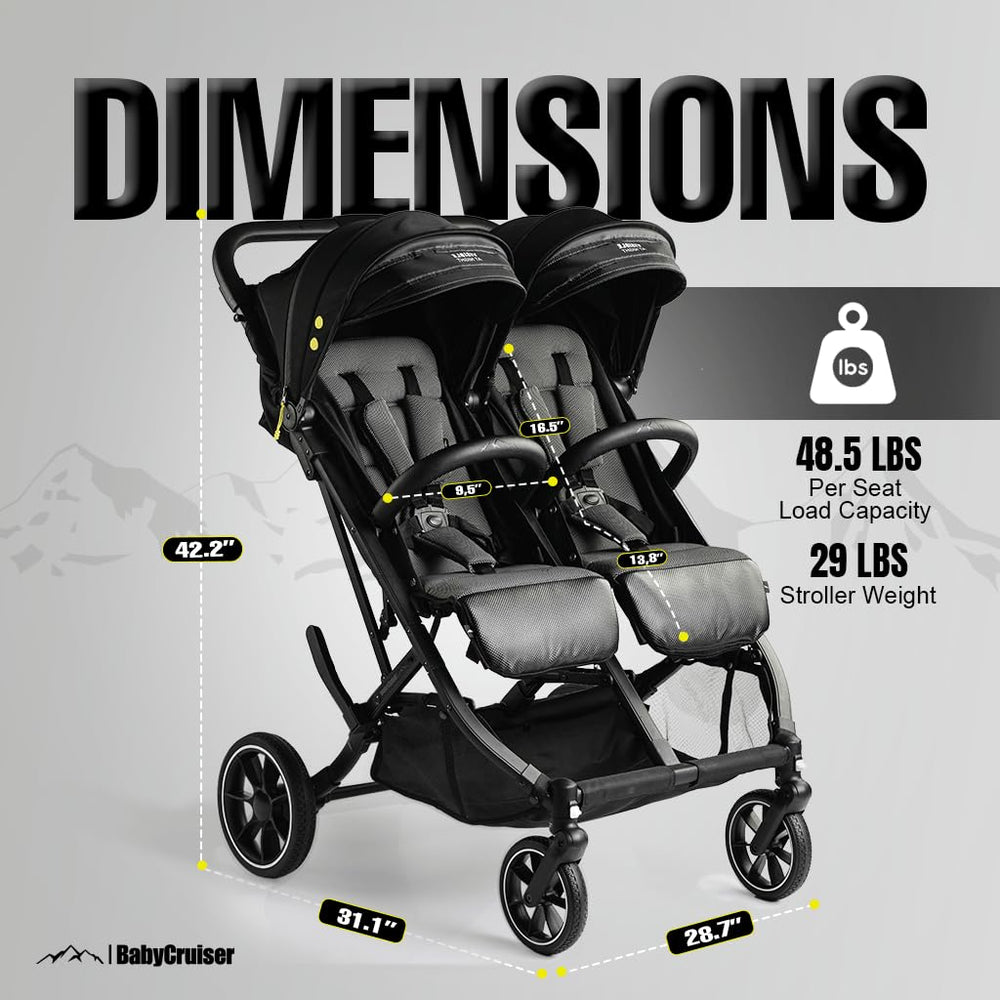 double stroller weight limit BabyCruiser Double Stroller