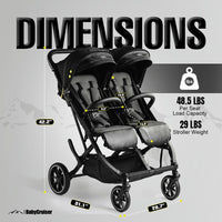 BabyCruiser Double Stroller