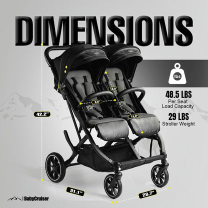 BabyCruiser Double Stroller